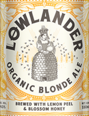Lowlander Organic Blonde Ale 4%